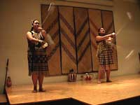 Maori dancers