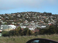 Houses on hillside in Dunedin