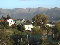 View of Diamond Harbour, Lyttleton Harbour and Port Hills